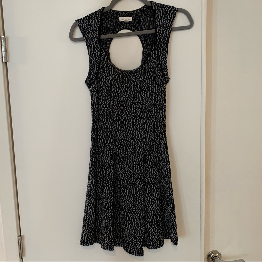 Scoop Neck Dress with open back